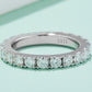 Heather 2.3 Carat Moissanite 925 Sterling Silver Eternity Ring - Cheeky Chic Boutique