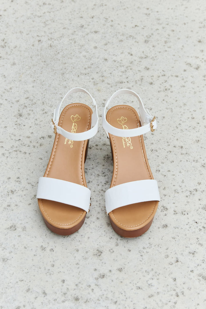 Time After Time Wooden Heels - Cheeky Chic Boutique