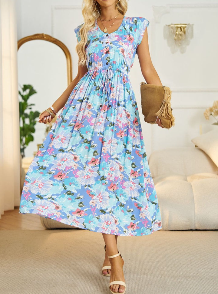 Free for Brunch Floral Midi Dress - Cheeky Chic Boutique