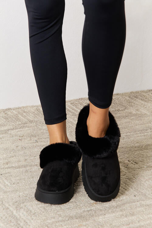Our Little Secret Black Slippers - Cheeky Chic Boutique