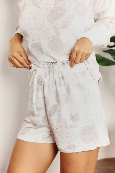 Love Story Floral Loungewear Set - Cheeky Chic Boutique