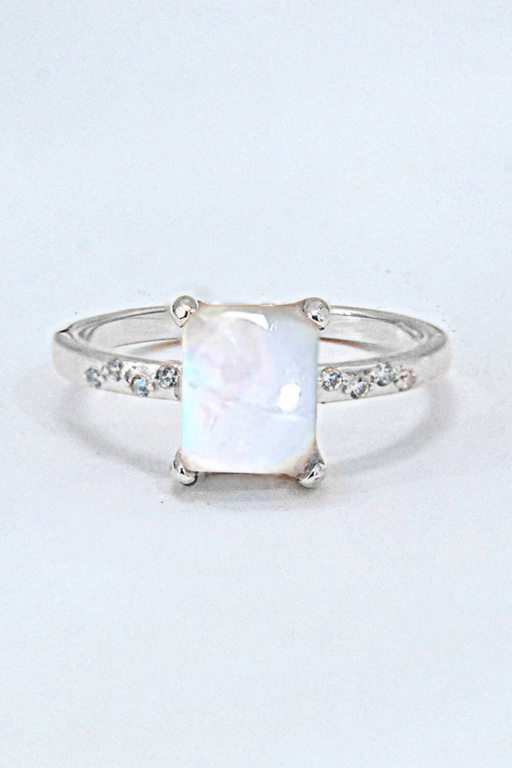 Square Moonstone Ring - Cheeky Chic Boutique