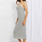 HYFVE One to Remember Striped Sleeveless Midi Dress - Cheeky Chic Boutique