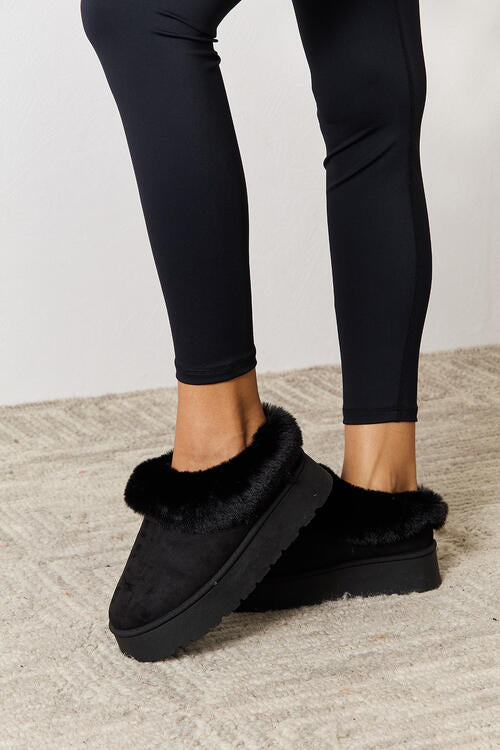 Our Little Secret Black Slippers - Cheeky Chic Boutique