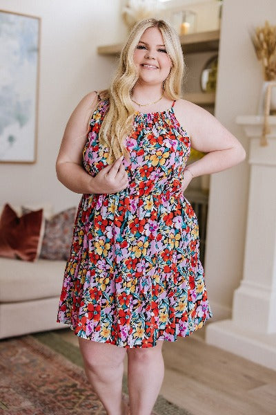 My Side of the Story Floral Dress - Cheeky Chic Boutique