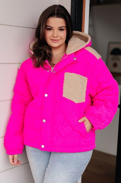 Not Sure How Puffer Jacket - Cheeky Chic Boutique