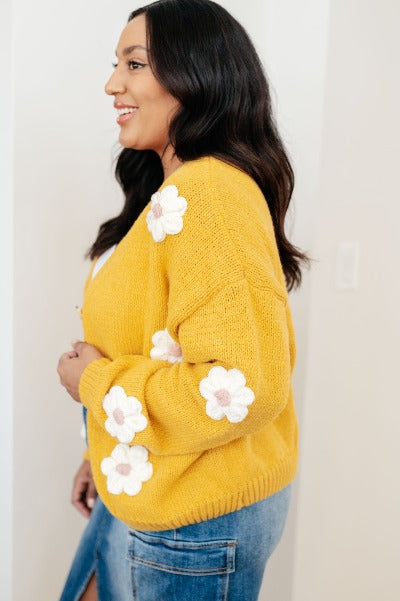 You're Enough Floral Cardigan - Cheeky Chic Boutique