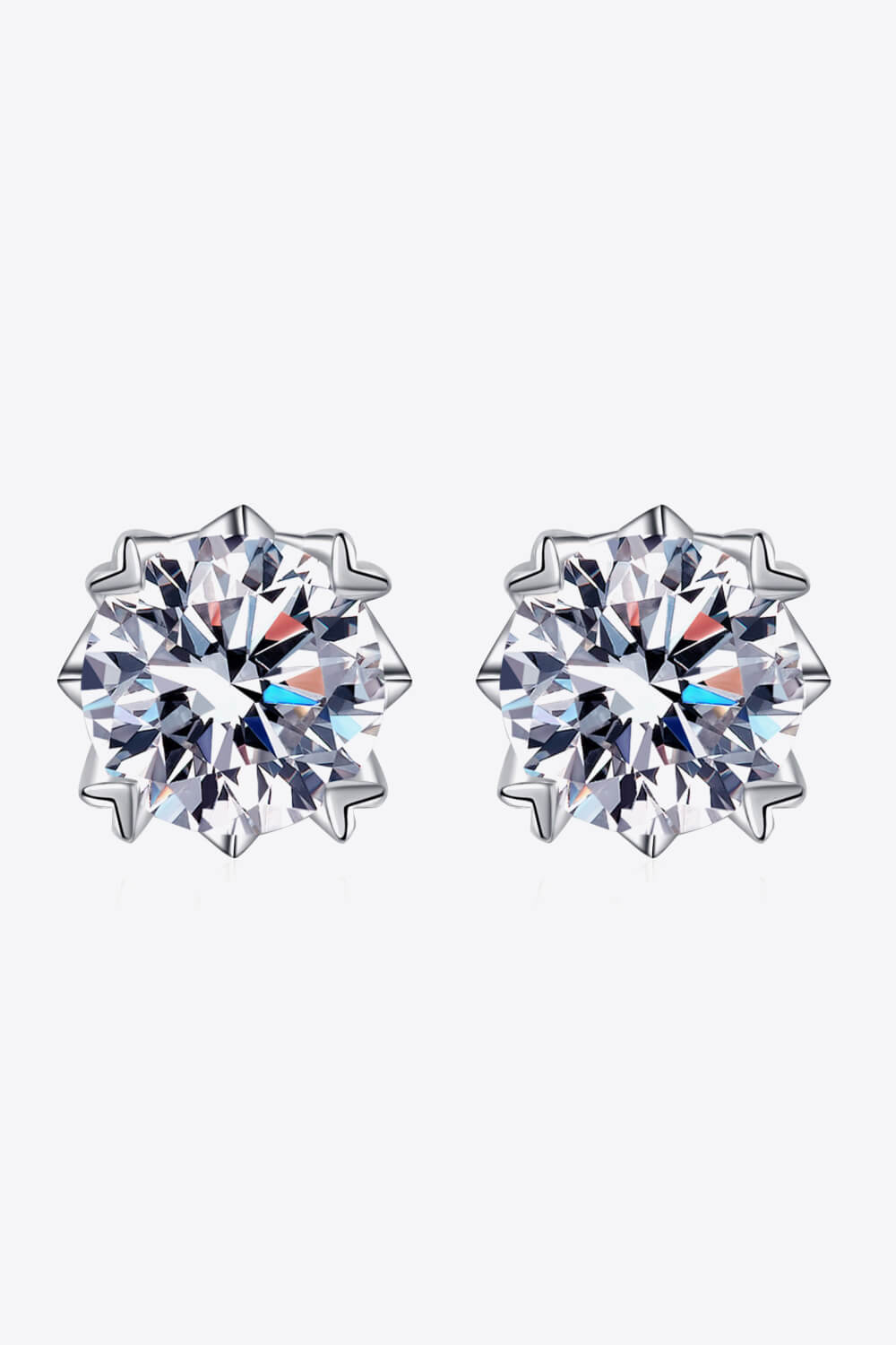 Good Day In My Mind Moissanite Stud Earrings - Cheeky Chic Boutique