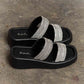 Qupid Bright Mind Platform Wedge Rhinestone Sandal - Cheeky Chic Boutique