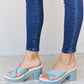 Cherish The Moments Contrast Platform Sandals - Cheeky Chic Boutique