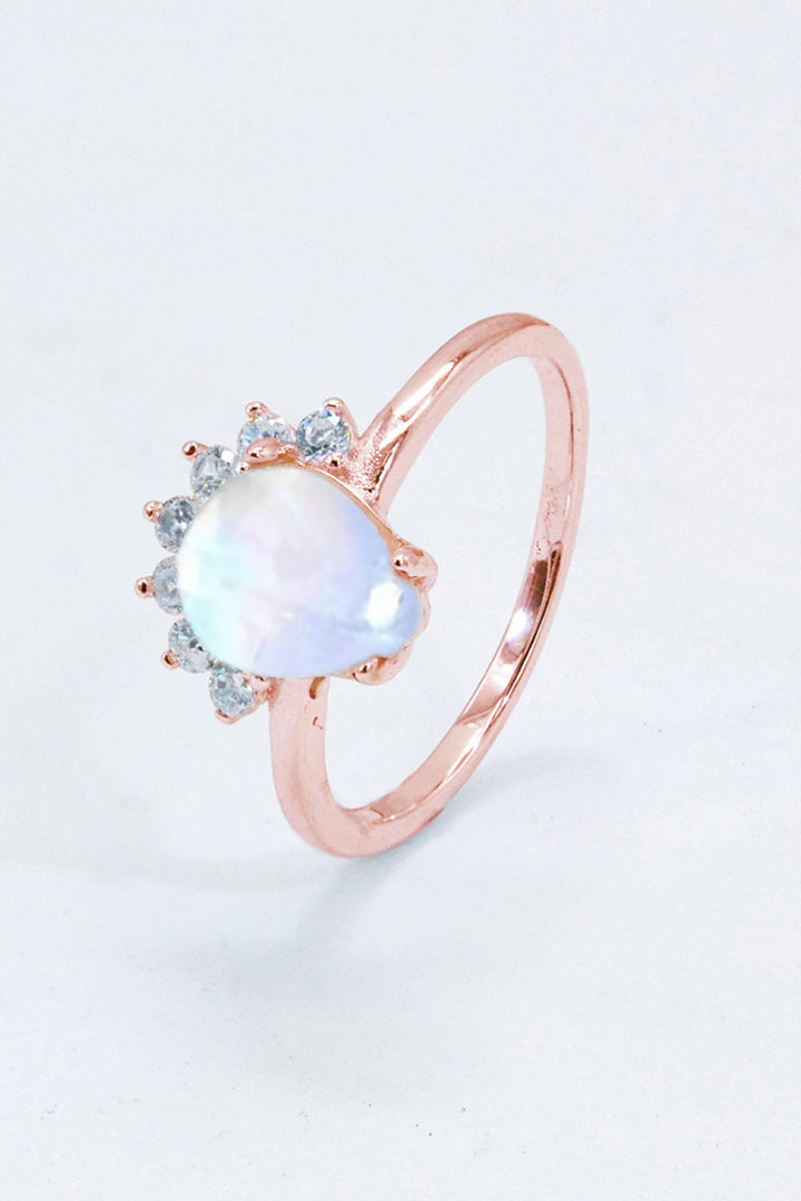 925 Sterling Silver Moonstone Ring - Cheeky Chic Boutique