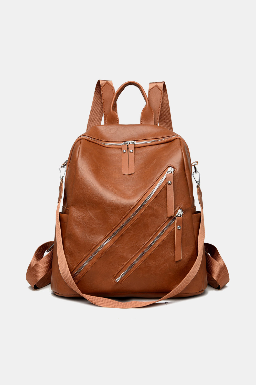 PU Leather Convertible Backpack - Cheeky Chic Boutique