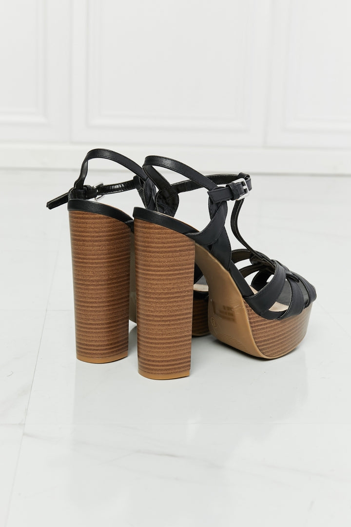 Legend She's Classy Strappy Heels - Cheeky Chic Boutique