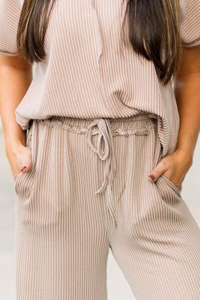 Dust Storm Drawstring Pants Set - Cheeky Chic Boutique