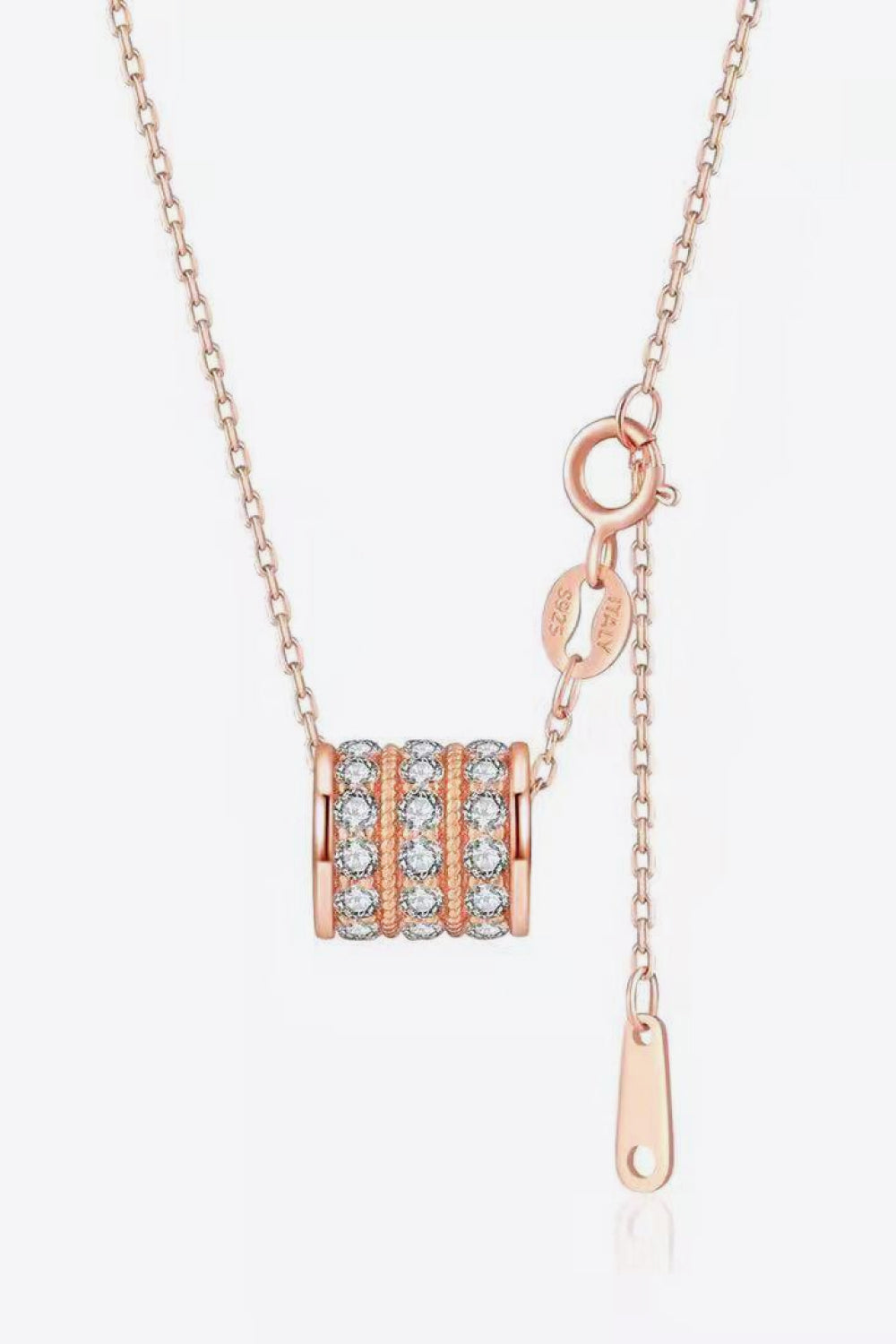 Donna Moissanite 925 Sterling Silver Necklace - Cheeky Chic Boutique