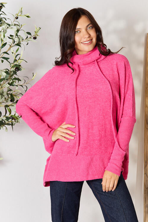 Feeling Fuchsia Pullover Sweater - Cheeky Chic Boutique