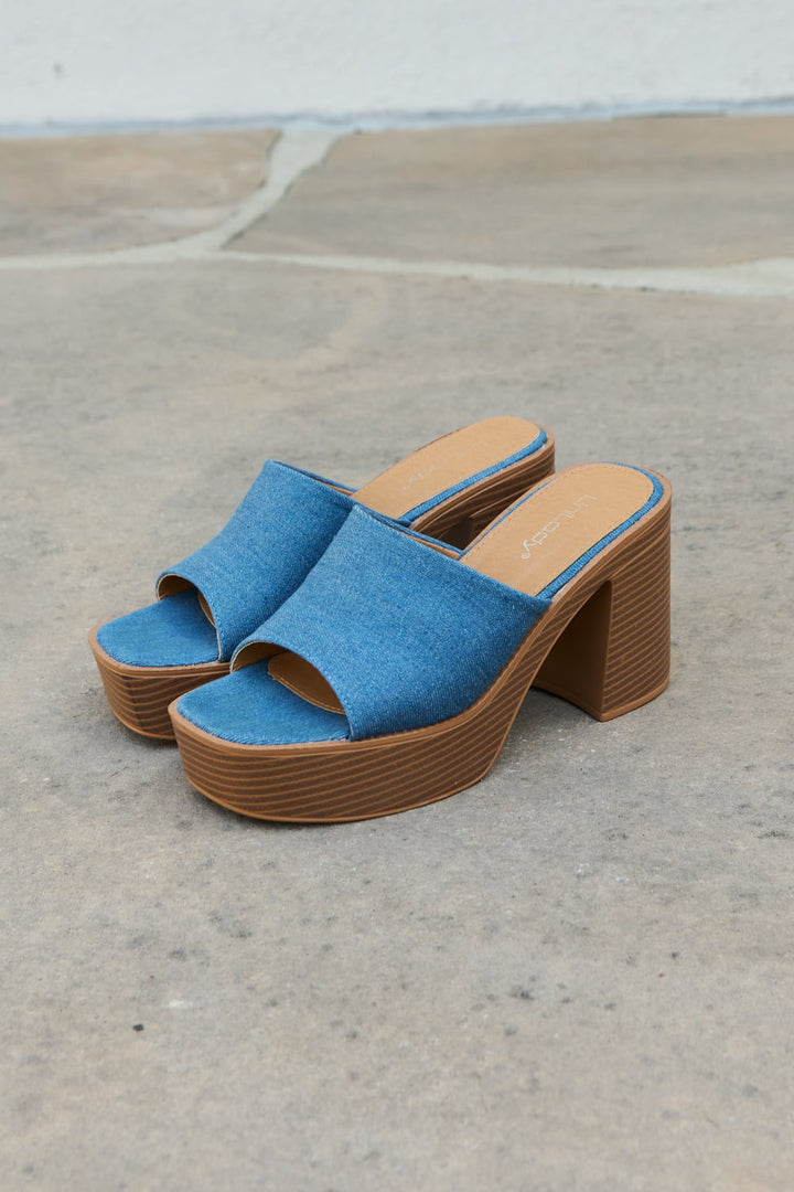 Weeboo Essential Platform Heel Sandals - Cheeky Chic Boutique