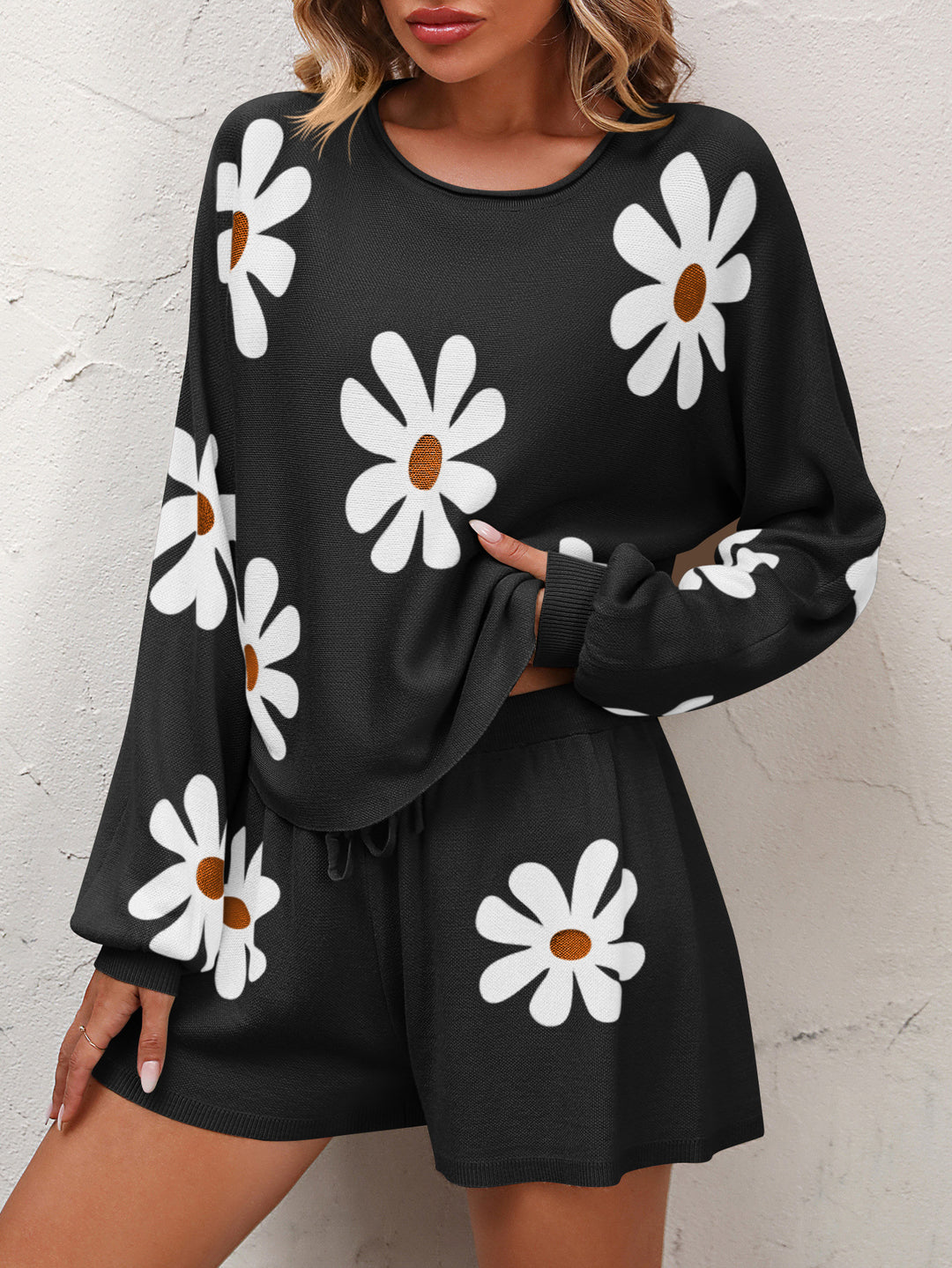 Retro Rest Floral Lounge Set - Cheeky Chic Boutique
