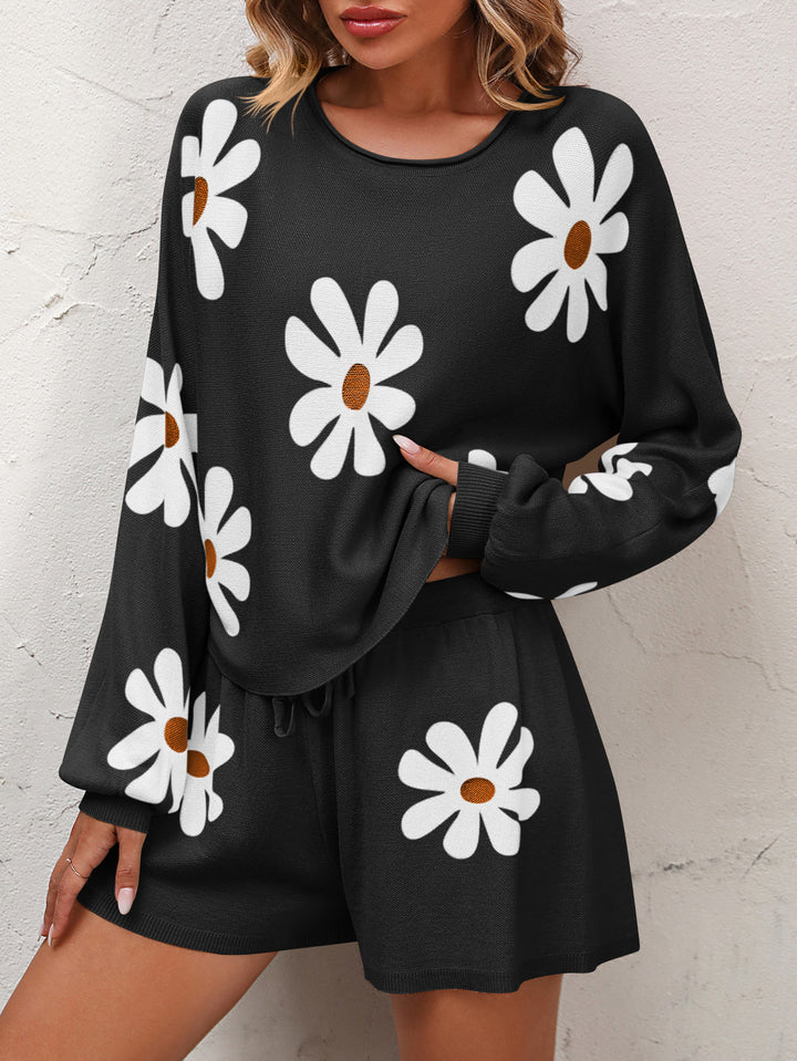 Retro Rest Floral Lounge Set - Cheeky Chic Boutique