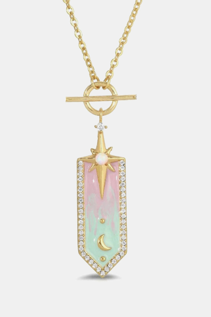 Pastel Sky Pendant Necklace - Cheeky Chic Boutique