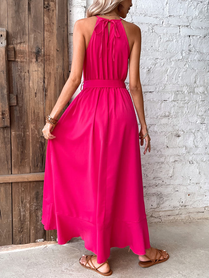 Sisterhood Tie Belt Dress - Cheeky Chic Boutique