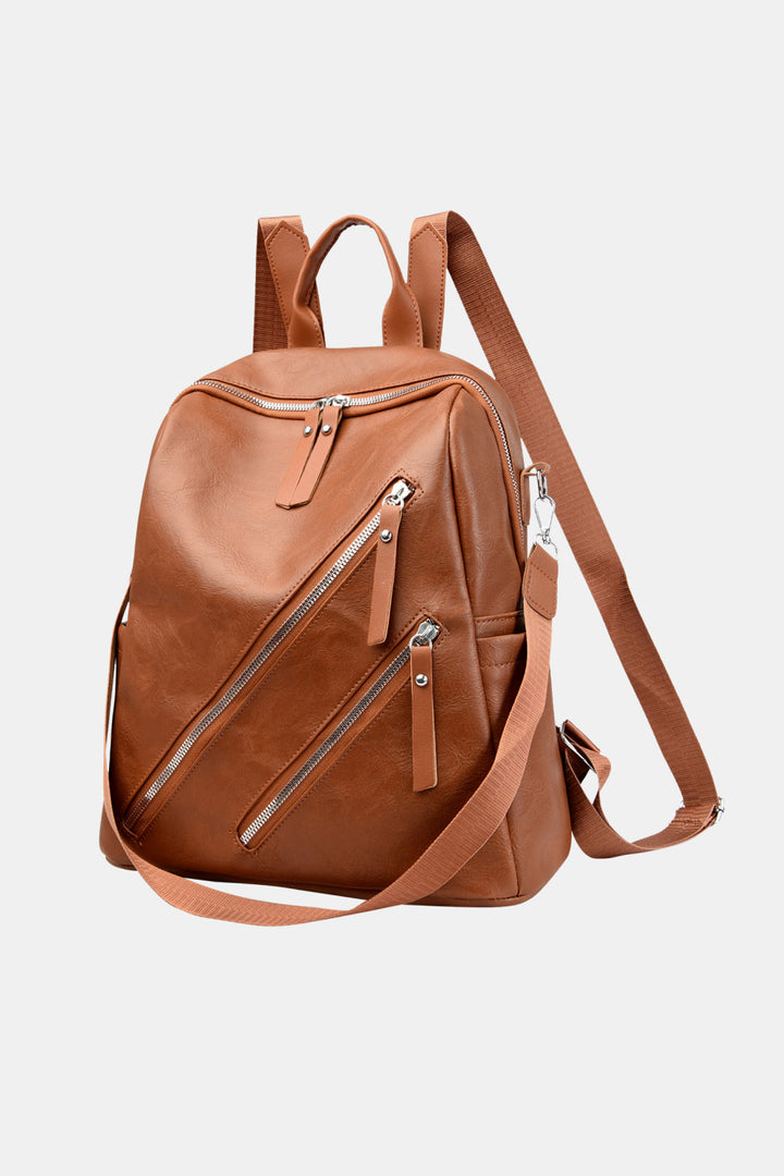 PU Leather Convertible Backpack - Cheeky Chic Boutique