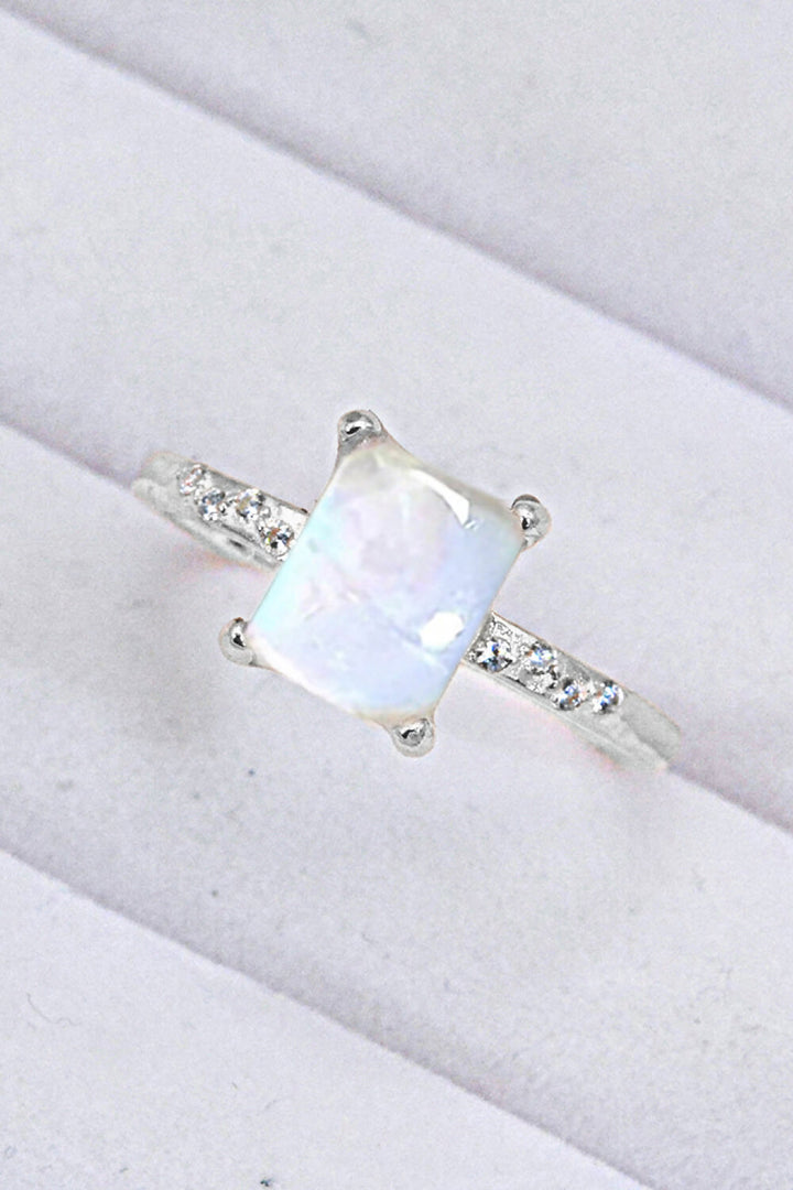 Square Moonstone Ring - Cheeky Chic Boutique