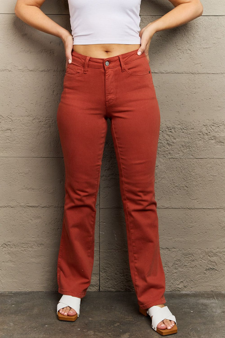 Judy Blue Olivia Terracotta Jeans - Cheeky Chic Boutique