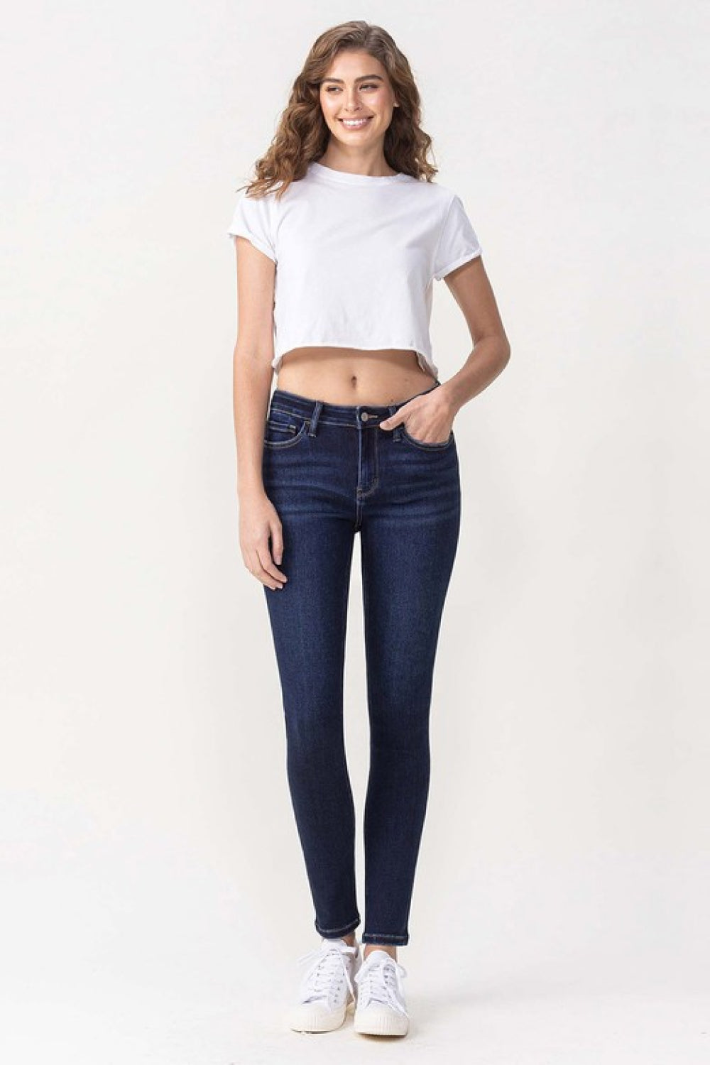Vervet by Flying Monkey Sequoia Full Size Midrise Ankle Skinny Jeans - Cheeky Chic Boutique