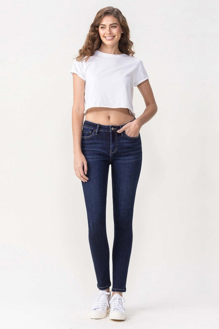 Vervet by Flying Monkey Sequoia Full Size Midrise Ankle Skinny Jeans - Cheeky Chic Boutique