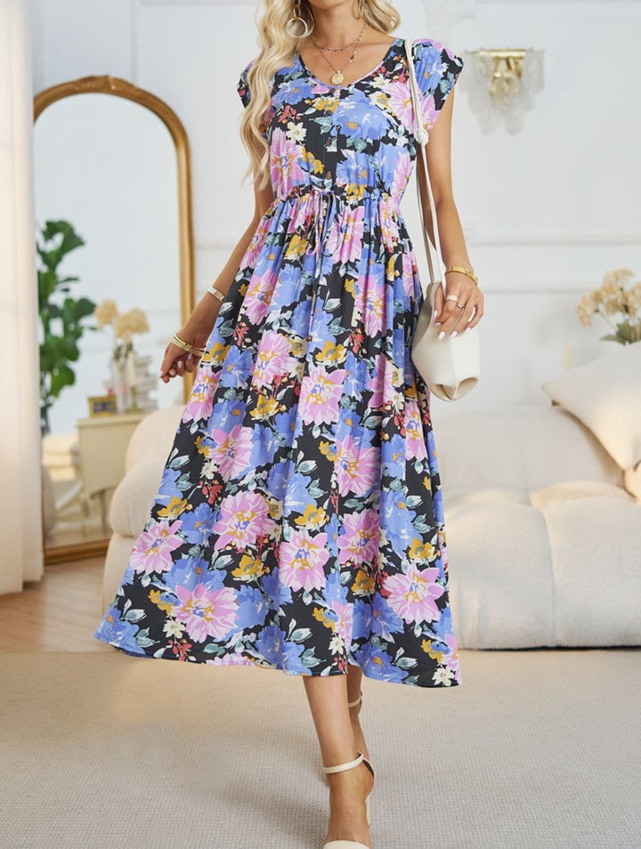 Free for Brunch Floral Midi Dress - Cheeky Chic Boutique