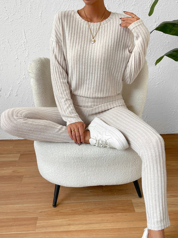 One at a Time Ribbed Lounge Set - Cheeky Chic Boutique
