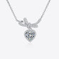 Charlie 1 Carat Moissanite Heart Pendant Necklace - Cheeky Chic Boutique