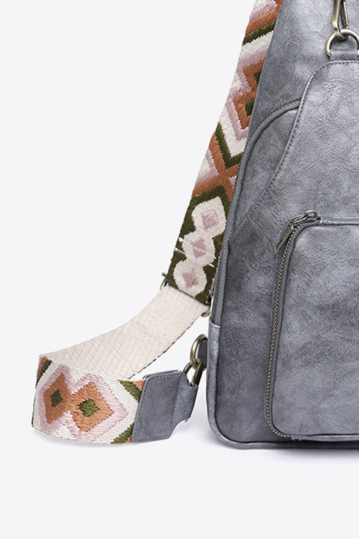 Take A Trip PU Leather Sling Bag - Cheeky Chic Boutique