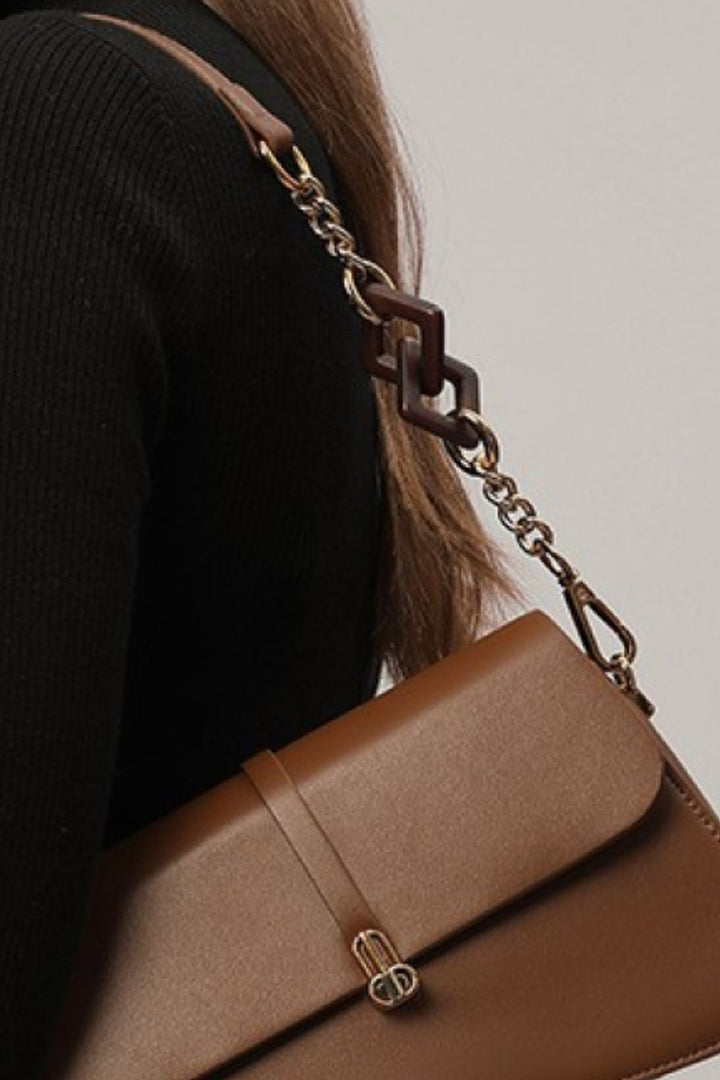 PU Leather Shoulder Bag - Cheeky Chic Boutique