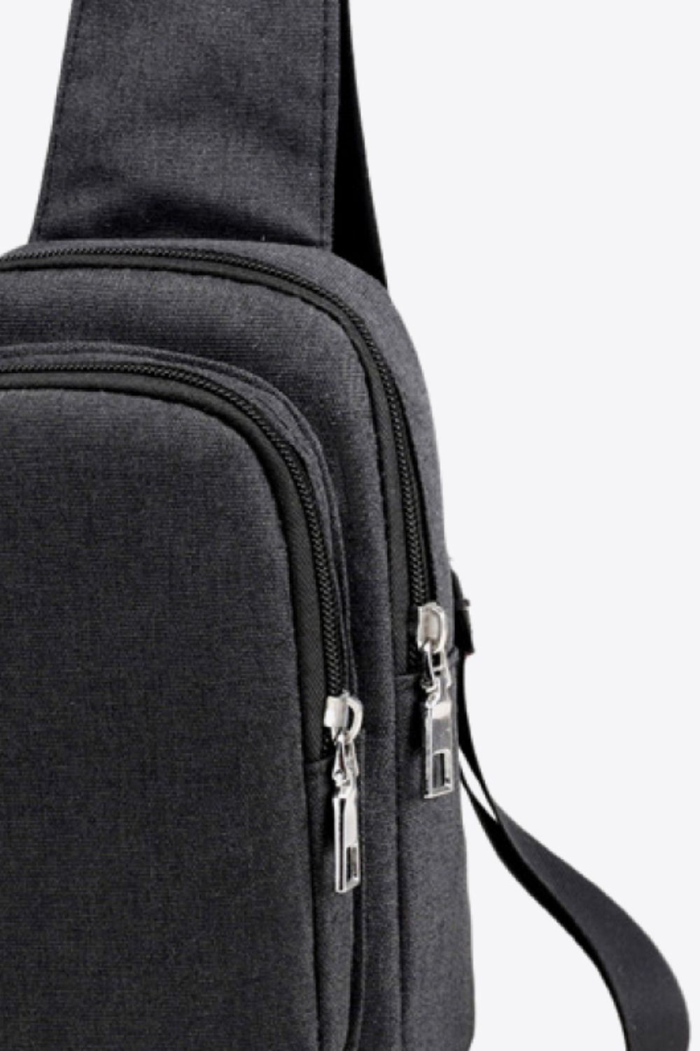 PRE-ORDER Zip Closure Adjustable Strap Oxford Sling Bag - Cheeky Chic Boutique