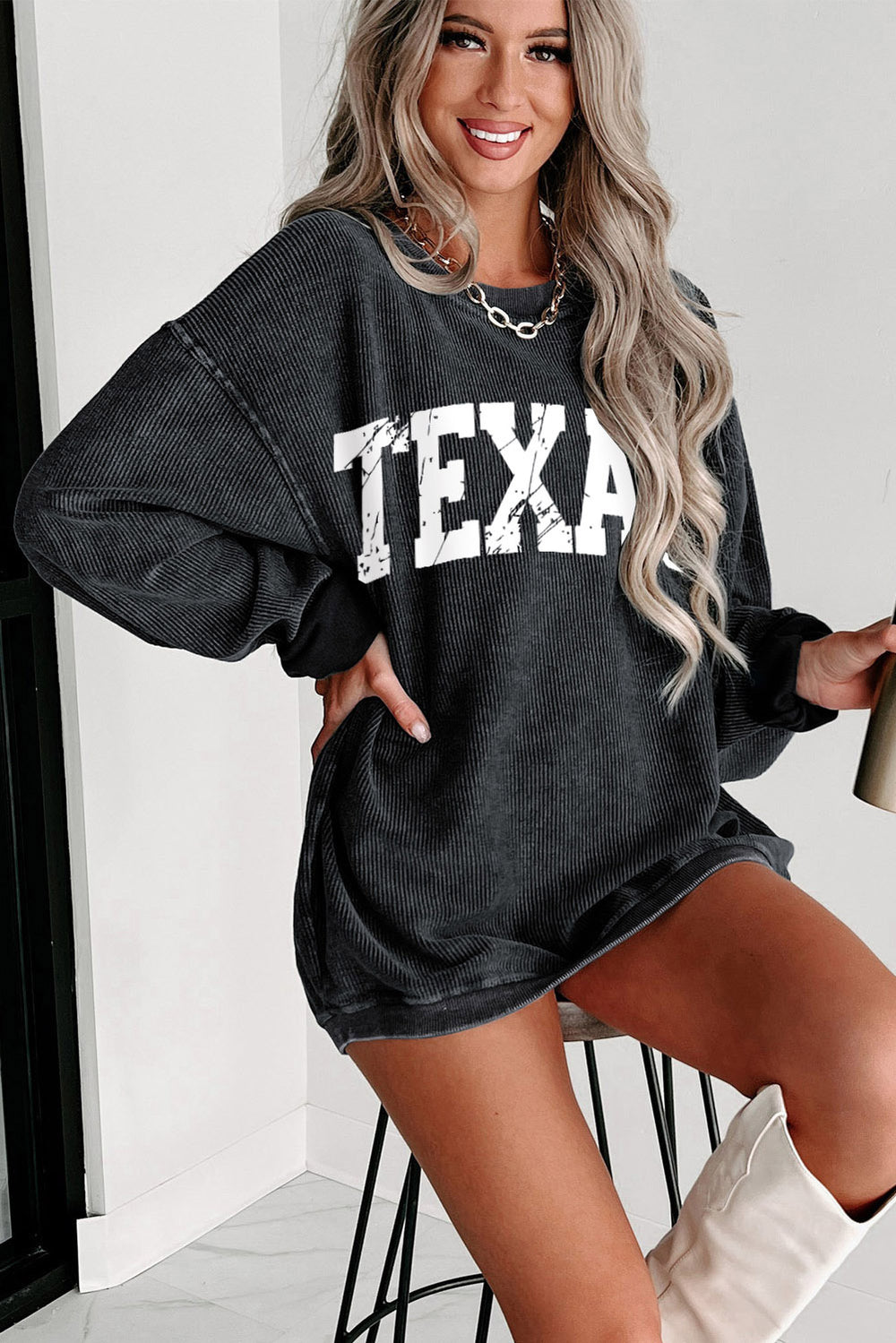 Texas Graphic Sweatshirt - Cheeky Chic Boutique
