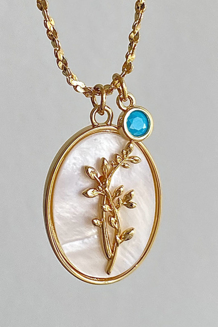 Wildflower Shell Pendant Necklace - Cheeky Chic Boutique