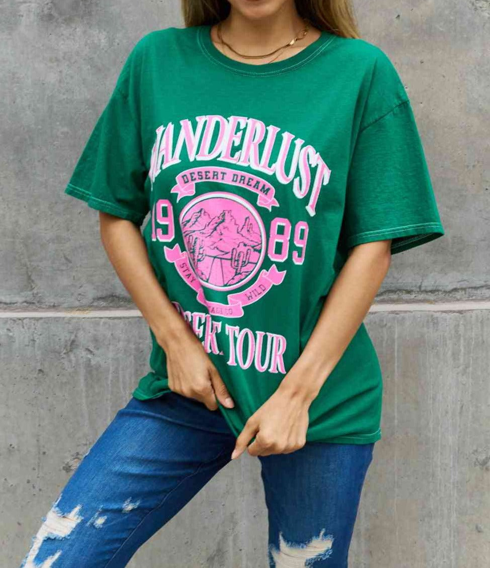 Sweet Claire "Wanderlust" Graphic T-Shirt - Cheeky Chic Boutique