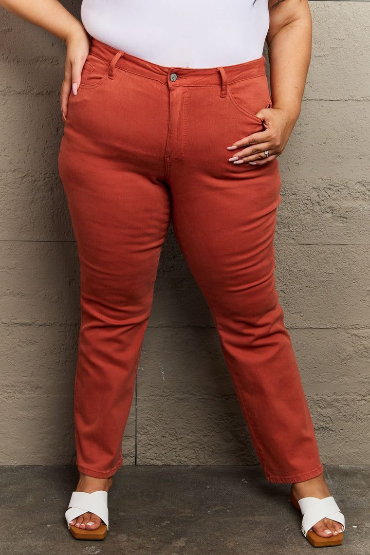 Judy Blue Olivia Terracotta Jeans - Cheeky Chic Boutique