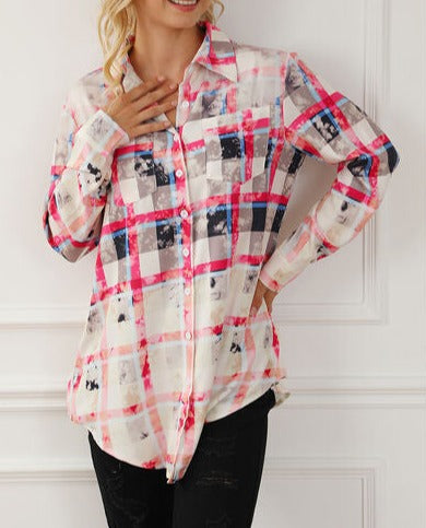 Love of Mine Button Up Shirt - Cheeky Chic Boutique