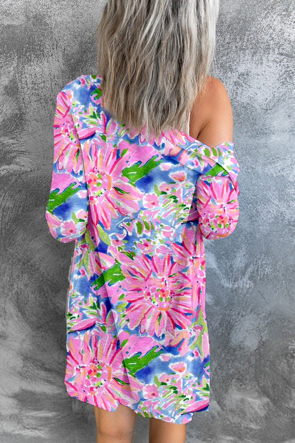 Flower Power Floral Cardigan - Cheeky Chic Boutique