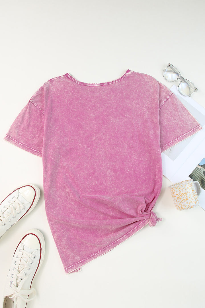 Superstar Vintage Pink Graphic Tee - Cheeky Chic Boutique