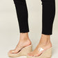 Clear and Free Wedge Sandals - Cheeky Chic Boutique