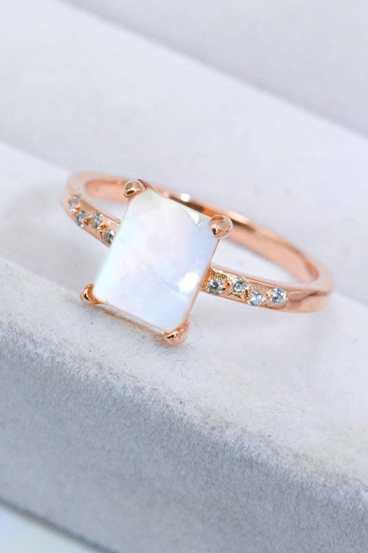 Square Moonstone Ring - Cheeky Chic Boutique