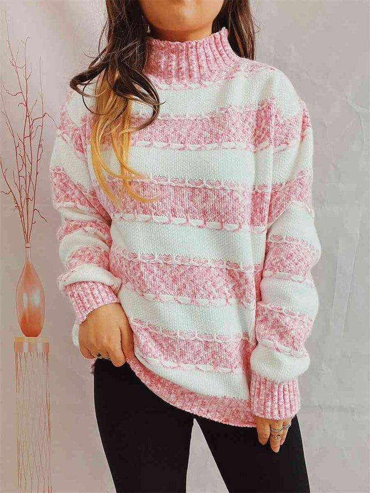 Color Story Striped Sweater - Cheeky Chic Boutique