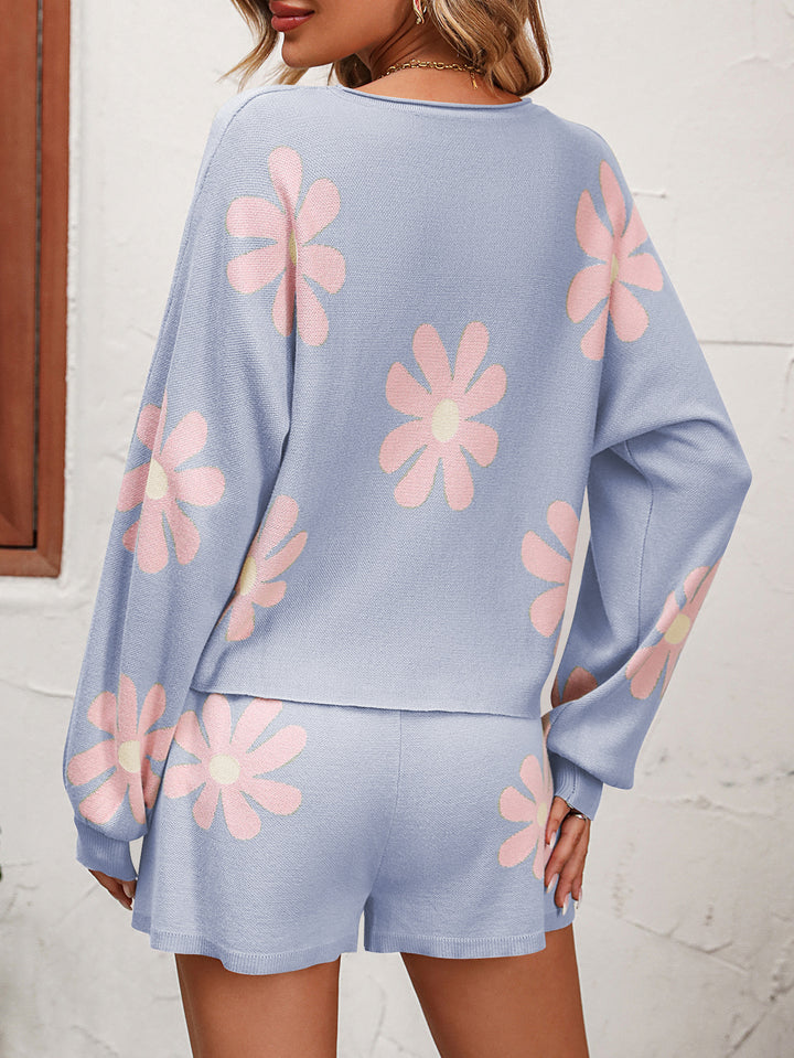 Retro Rest Floral Lounge Set - Cheeky Chic Boutique