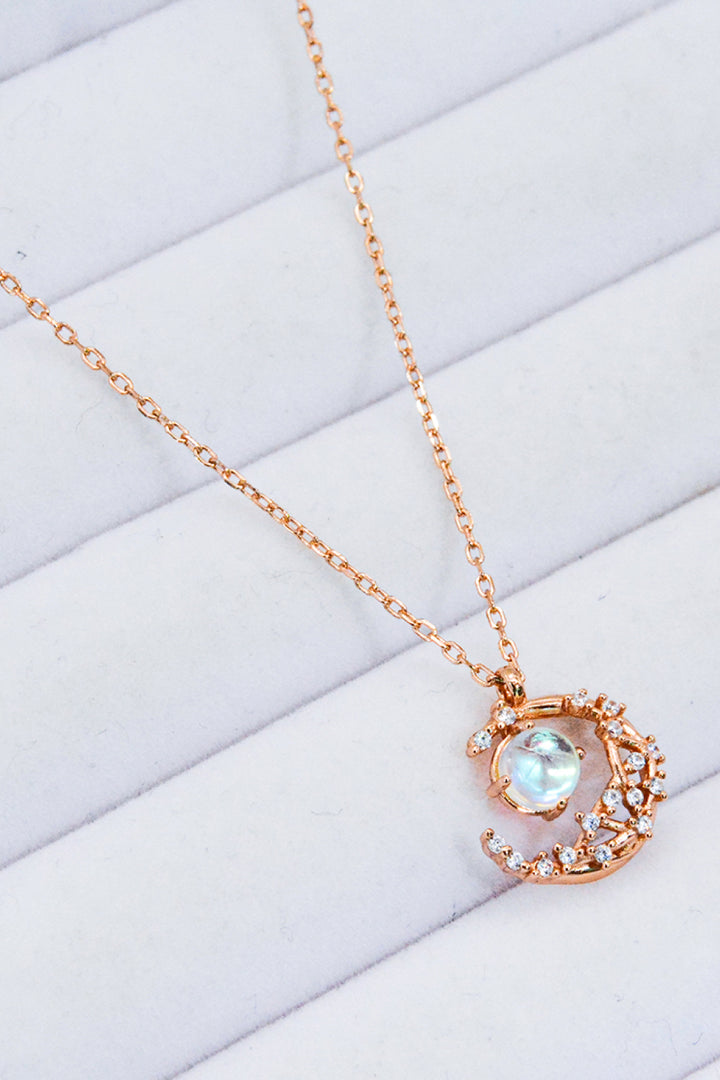 Where It All Began Moonstone Necklace - Cheeky Chic Boutique
