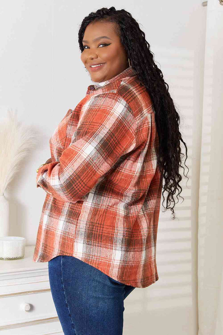 Double Trouble Plaid Shirt - Cheeky Chic Boutique