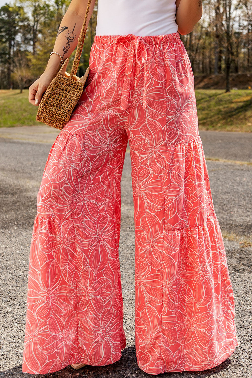 Pool Deck Floral Pants - Cheeky Chic Boutique